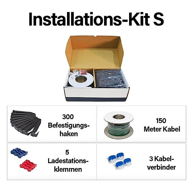 HOME DELUXE Installations-Kit Begrenzungskabel, inkl. Erdspieße, Kabelverbi günstig online kaufen