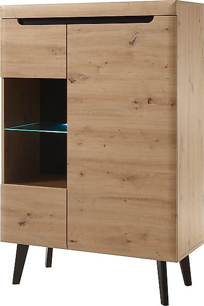 INOSIGN Vitrine »Torge, Hochschrank, Glasvitrine, Standvitrine, Vitrinensch günstig online kaufen