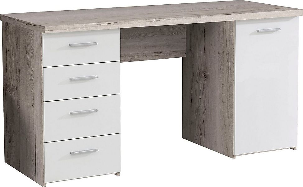 FORTE Schreibtisch Netta, Breite 145 cm, mit Schubladen günstig online kaufen