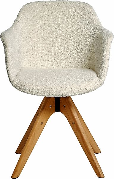Jahnke Schreibtischstuhl "SHELL" () 1 Stk. Bouclé Esszimmer-/ Schreibtischs günstig online kaufen