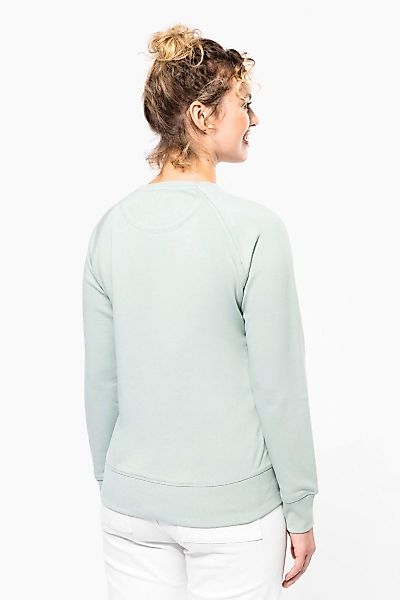 Kariban Sweatshirt Damen Sweatshirt BIO-BAUMWOLLE Rundhalsausschnitt günstig online kaufen