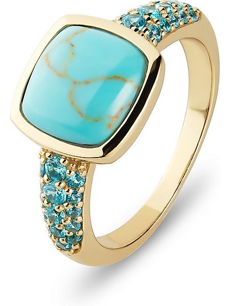 CHRIST Silberring CHRIST Damen-Ring 925er Silber, recycelt Türkis, Türkis, günstig online kaufen