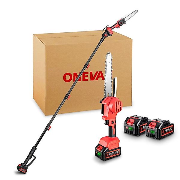 ONEVAN Akku-Hochentaster 2-in-1 Akku-Hochentaster mit Teleskopstange, günstig online kaufen