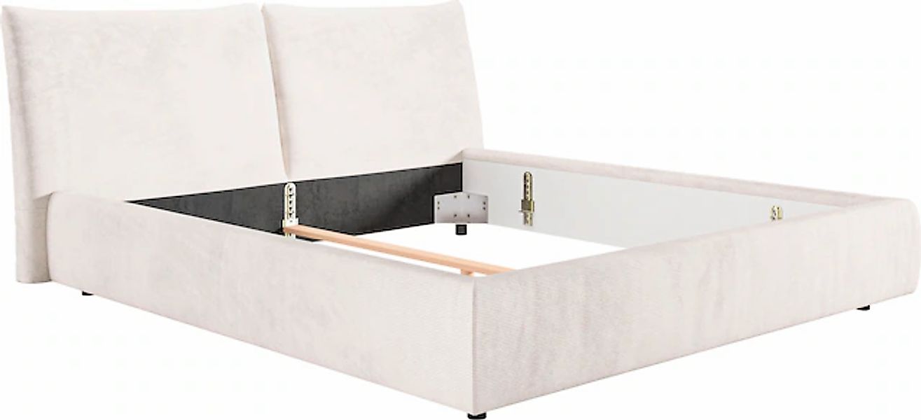 PLACES OF STYLE Polsterbett »Priora in 4 Breiten bis 200cm« auch in NaturLE günstig online kaufen