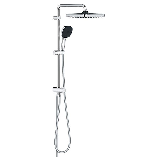 Grohe Brausegarnitur Vitalio Comfort 250 Flex Chrom Eckig Kopf- & Handbraus günstig online kaufen