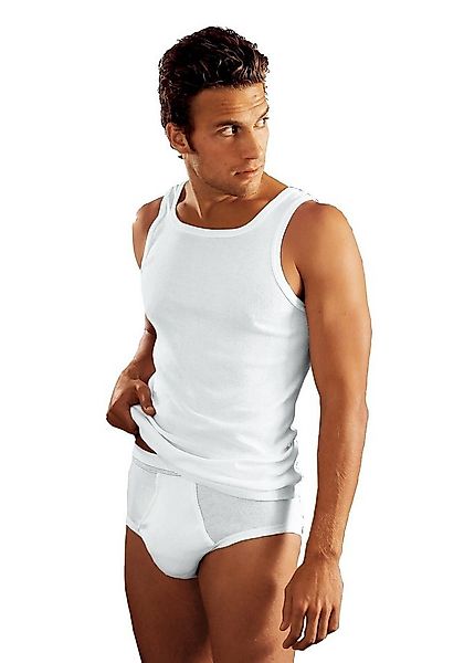 Clipper Unterhemd (8-St) aus Doppelripp, Tanktop, Unterziehshirt günstig online kaufen