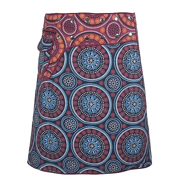 Vishes Wickelrock Wickelrock Knielang Kurz Druckknöpfe günstig online kaufen