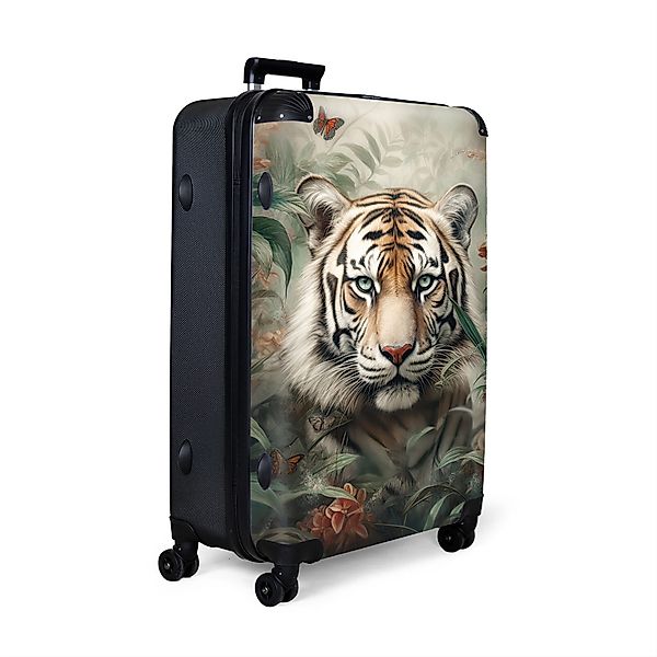 NoBoringSuitcases.com© Hartschalen-Trolley Tiger - Schmetterlinge - günstig online kaufen