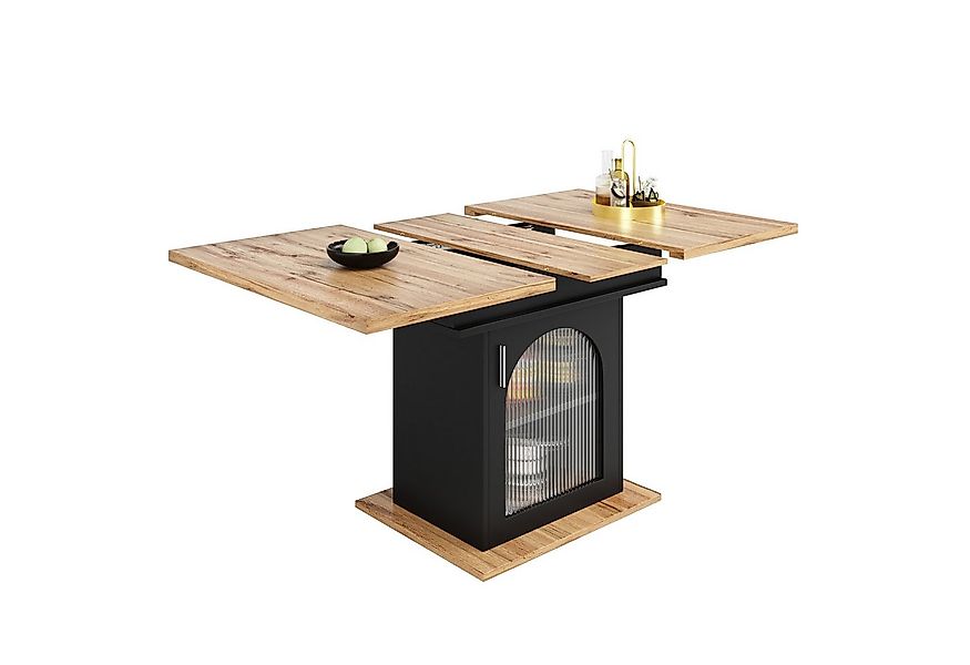 KLAM HOME Esstisch Teleskoptisch (140×70/80cm) Ausziehbarer Esstisch mit Ab günstig online kaufen