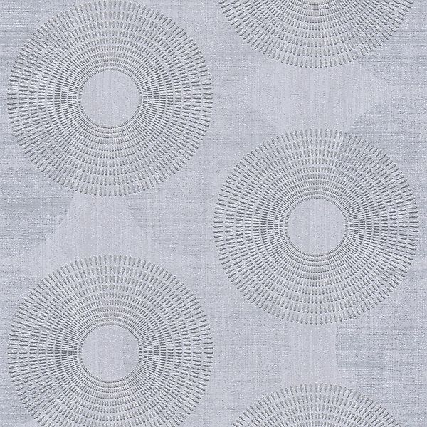 PROFHOME 378321-GU Grafik Tapete Geometrisch dezent schimmernd Grau 0,53 m günstig online kaufen