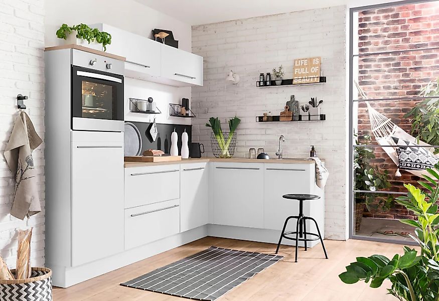 OPTIFIT Winkelküche "Bern" Stellbreite 265x175 cm, wahlweise mit E-Geräten günstig online kaufen