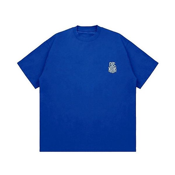 YRIIOMO T-Shirt Herren T Shirt mit lockerem Schnitt, aus 100% doppelt gekäm günstig online kaufen
