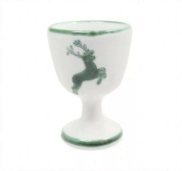 Gmundner Keramik Grüner Hirsch Eierbecher glatt d: 4,9 cm / h: 7,5 cm günstig online kaufen