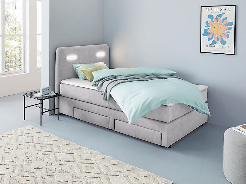 Home affaire "Luan" Schubkästen, LED-Beleuchtung und Topper, in Breite 120 günstig online kaufen