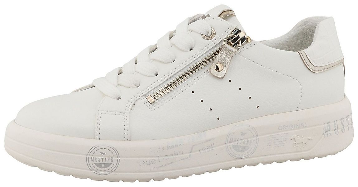 Mustang Shoes Noralie Sneaker Freizeitschuh, Halbschuh, Schnürschuh mit sei günstig online kaufen