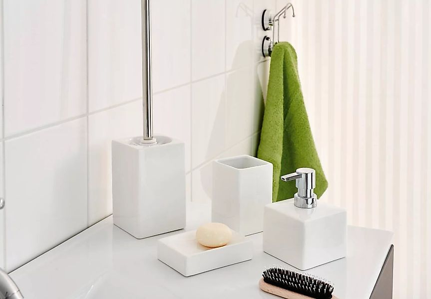 Ridder WC-Garnitur »Cube«, aus Keramik-Polypropylen günstig online kaufen