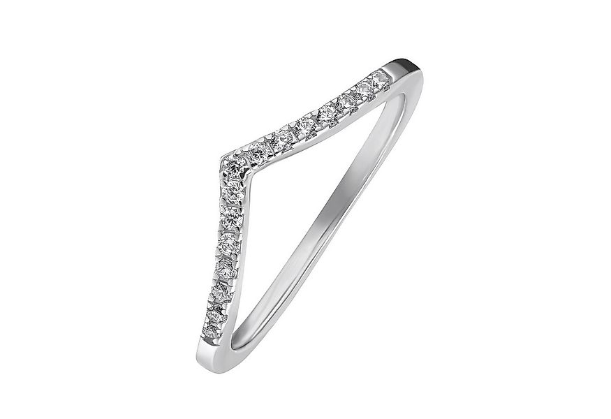 Heideman Fingerring Nele silberfarben poliert (Ring, 1-tlg., inkl. Geschenk günstig online kaufen