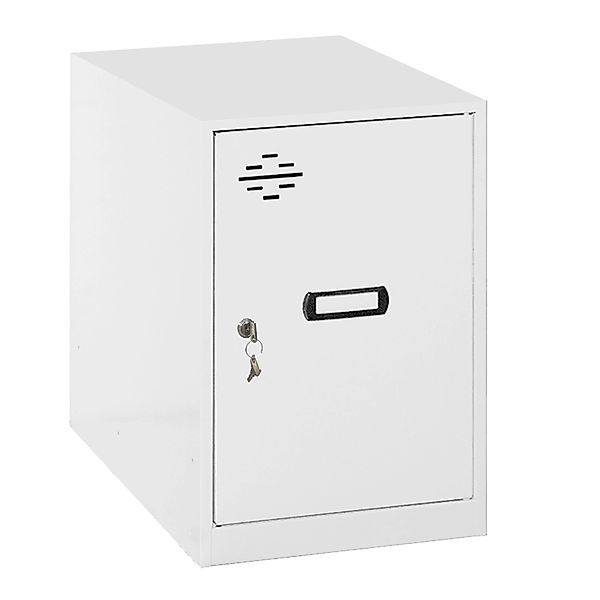 PROREGAL Schließfachwürfel AMEGO HxBxT 47,5 x 40 x 50 cm Ohne Standfüße Wei günstig online kaufen