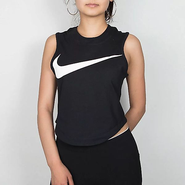 Nike Wmns Swoosh Tank Top - Black / White günstig online kaufen