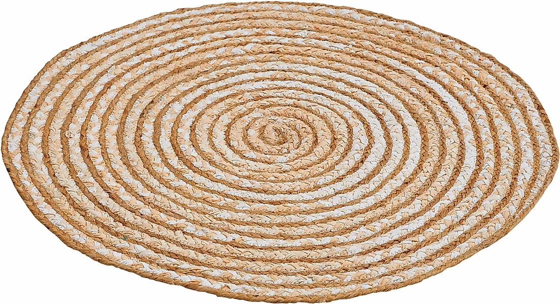 Barbara Becker Teppich "Ethno" rund 4 mm Höhe Flachgewebe, handgeflochten, günstig online kaufen