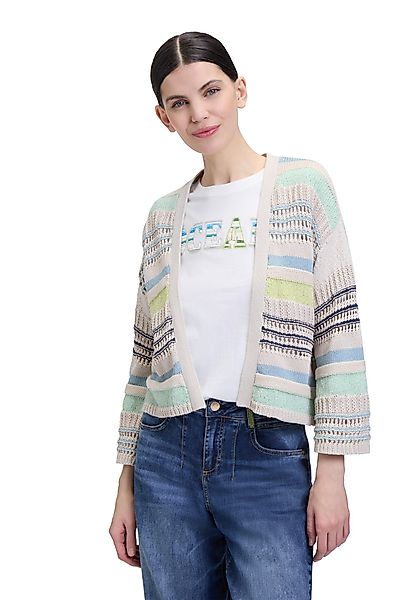 Cartoon Strickjacke Cartoon Strick-Cardigan mit Color günstig online kaufen