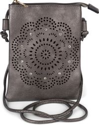 styleBREAKER Mini Bag Mini Umhängetasche Blumen günstig online kaufen