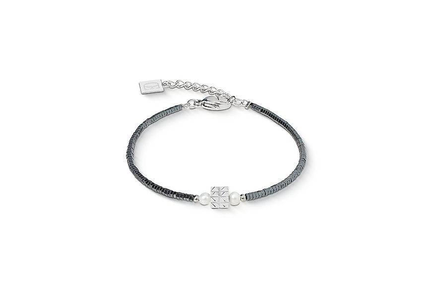 COEUR DE LION Armband Schmuck Edelstahl Edge & Grace Würfelkette, Made in G günstig online kaufen
