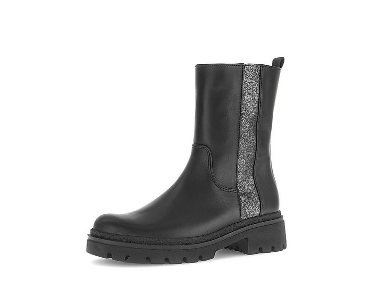 Gabor Sportliche Stiefelette Materialmix Leder Stiefelette günstig online kaufen