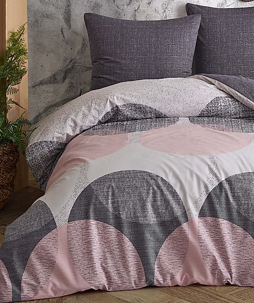 One Home Bettwäsche Kreise, Renforcé, 3 günstig online kaufen