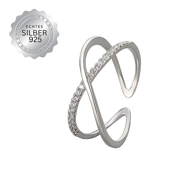 XCOAST Fingerring 925 Sterling Silber X-Ring Damen – Minimalistisch & Hypoa günstig online kaufen