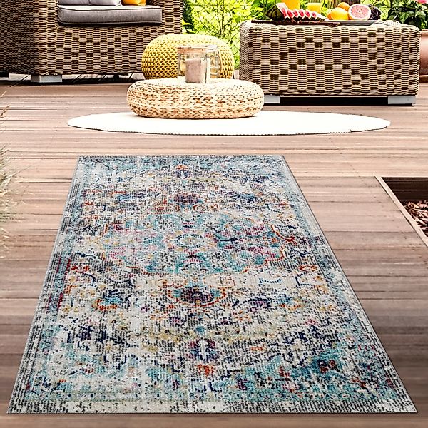 Carpetia Teppich Outdoor Orientteppich Ornamente Wohnzimmerteppich günstig online kaufen