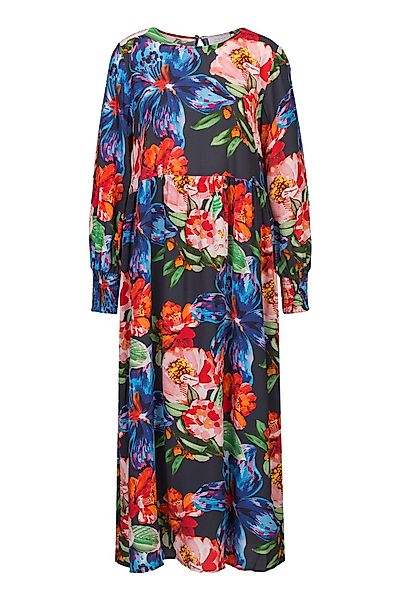 RICHROYAL Maxikleid D-Kleid mit leichten Puffärmeln günstig online kaufen