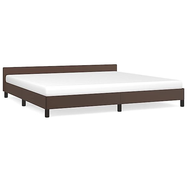 vidaXL Bett Bettgestell mit Kopfteil ohne günstig online kaufen