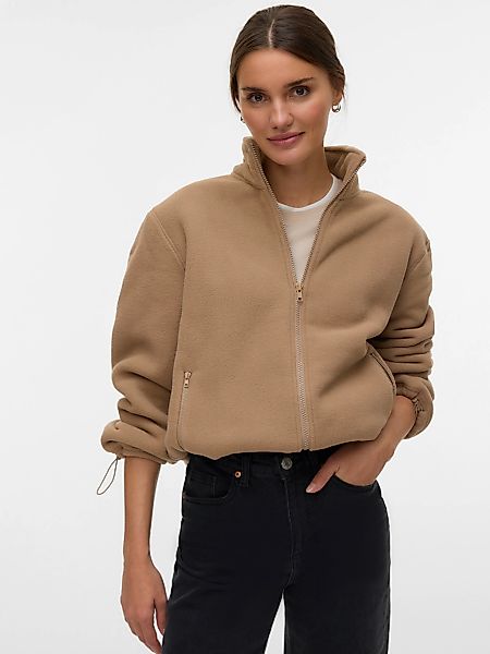 Vero Moda Fleecejacke "VMJANNIE LS FLEECE ZIP JACKET EXP" Kunstfaser günstig online kaufen