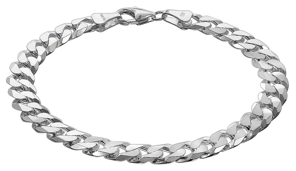 trendor Gliederarmband Herren-Armband Silber 925 Panzerkette Breite 7,8 mm günstig online kaufen