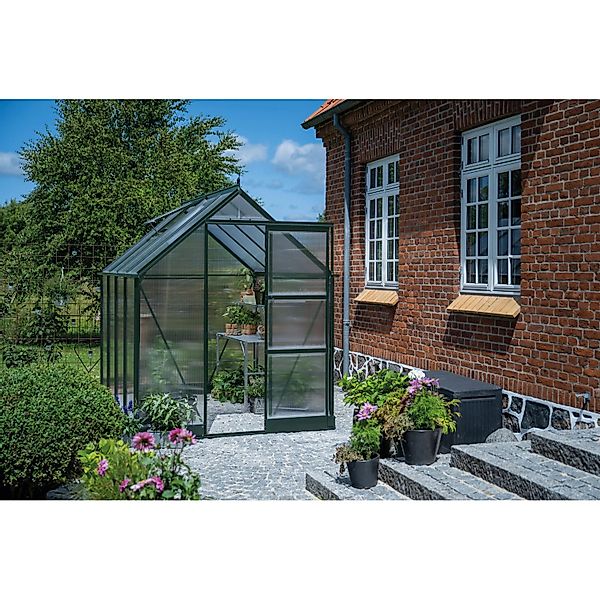 Halls Gewächshaus Icon 6 Grün 4,9 m² günstig online kaufen