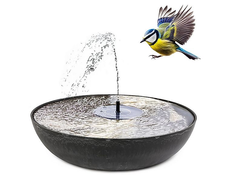 matches21 HOME & HOBBY Wasserspiel Solar-Brunnen Set für draußen - 45 cm Sc günstig online kaufen