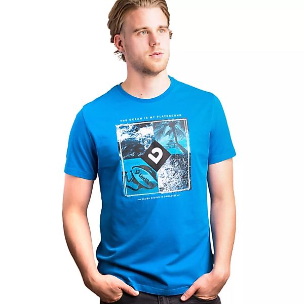 Paradise Herren T-shirt Mykonos Blue günstig online kaufen
