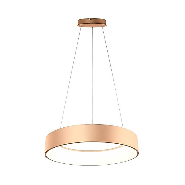 LED-Pendellampe Noah, goldfarben, Ø 60 cm, Metall, CCT günstig online kaufen