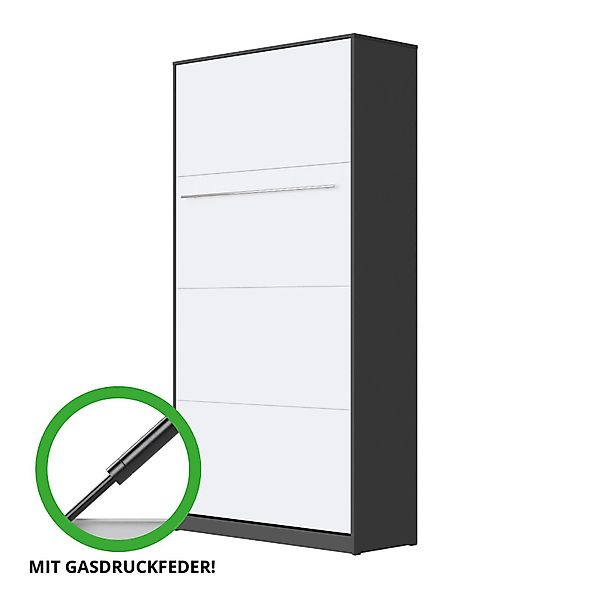 SMARTBett Schrankbett SMARTBett Standard 90x200 Vertikal/Hoch günstig online kaufen