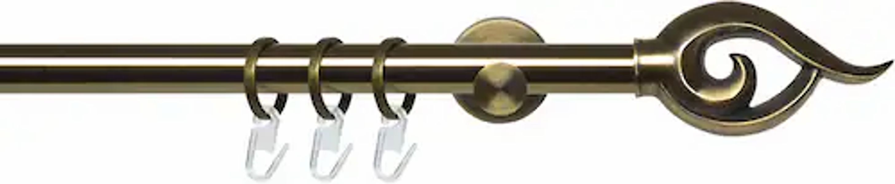 Liedeco Gardinenstange »Stilgarnitur 20 mm Blues Bessie«, 1 läufig-läufig, günstig online kaufen