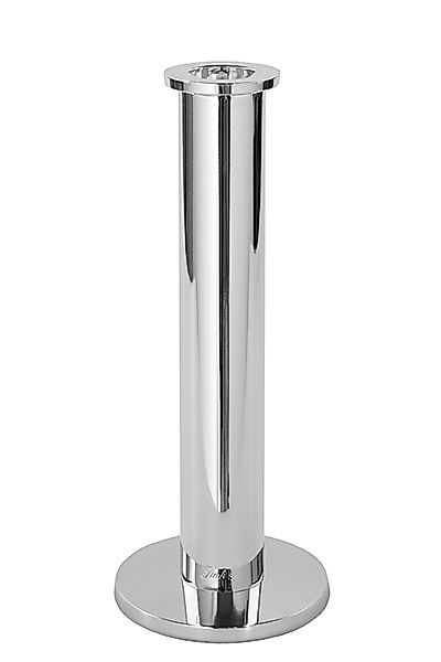 STRATO silberner Kerzenhalter für Stabkerzen Höhe 24 cm günstig online kaufen