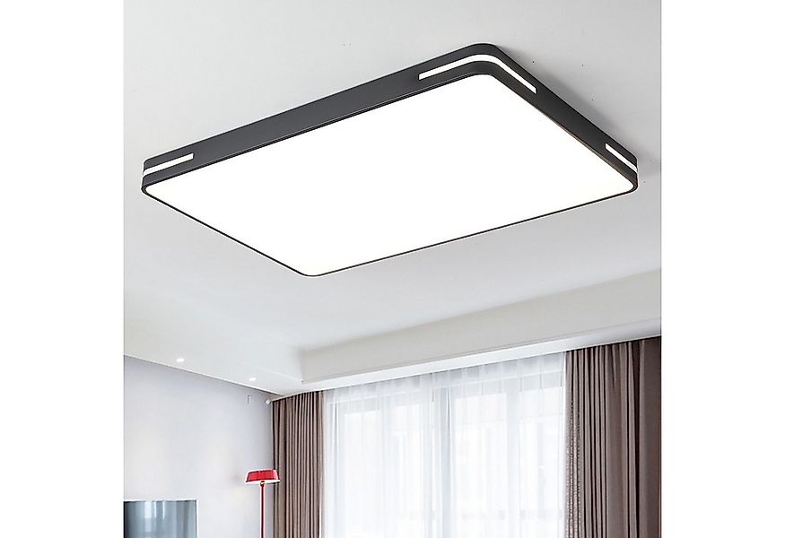 style home LED Deckenleuchte Deckenlampe Rechteckige Bürolampe, dimmbar mit günstig online kaufen