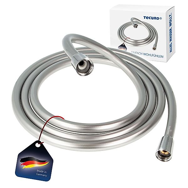 tecuro Brauseschlauch PREMIUM Brauseschlauch silberglatt - günstig online kaufen