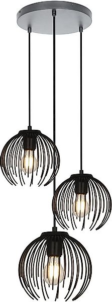 OTTO home Pendelleuchte Tonnia - Hängelampe, höhenverstellbar, 3er Rondell, günstig online kaufen