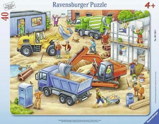 Ravensburger Puzzle Große Baustellenfahrzeuge. 30-48 Teile günstig online kaufen