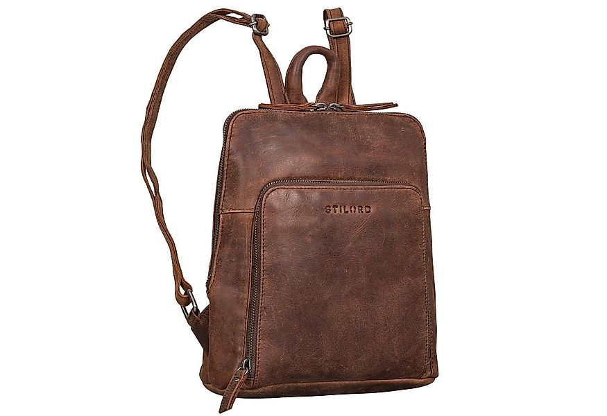 STILORD Cityrucksack "Sally" Vintage Rucksack Damen Leder Klein günstig online kaufen