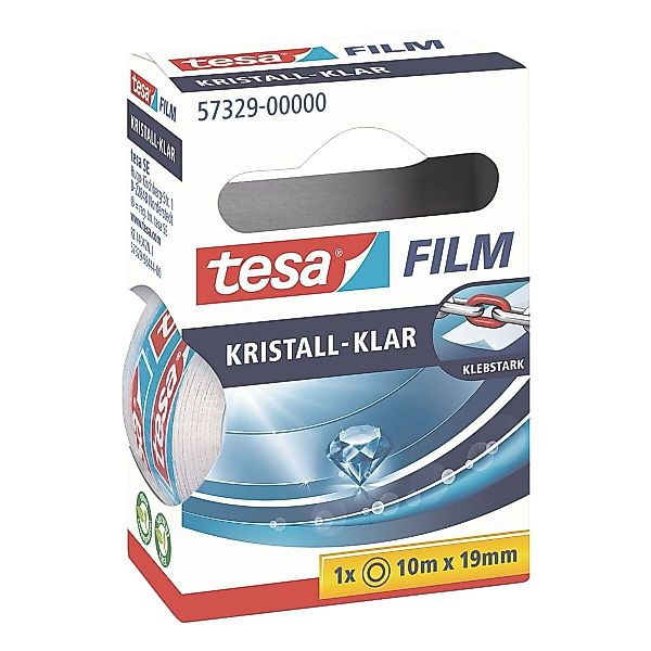 tesa Klebeband kristall-klar (1-St) 19 mm/10 günstig online kaufen