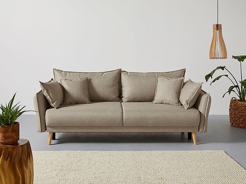 Home affaire Schlafsofa "Granbo", incl. Bettfunktion und Bettkasten, Federk günstig online kaufen