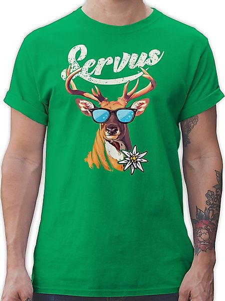 Shirtracer T-Shirt Servus Hirsch Mode für günstig online kaufen